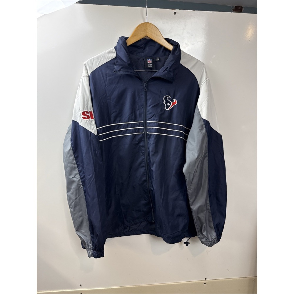 Mens Size Xtra Large Houston Texans Dunbrooke Lightweight Full Zip Jacket